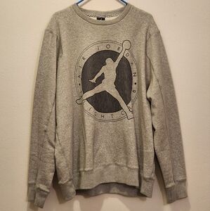Gray "Jordan Crewneck"